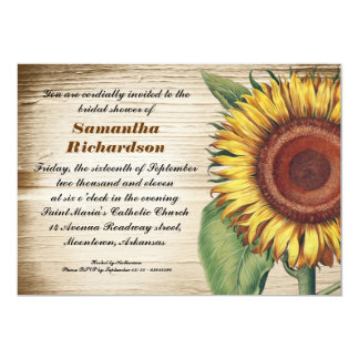 sunflower bridal shower invitations