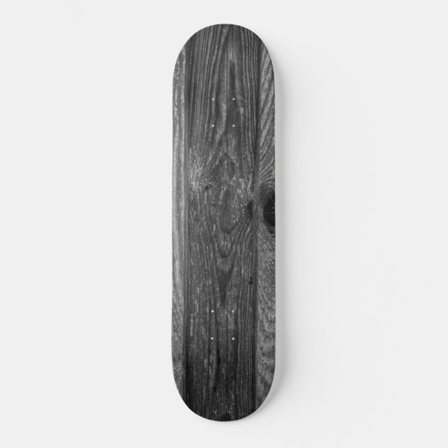 Rustic Wood Texture #1 #wall #art  Skateboard (Front)
