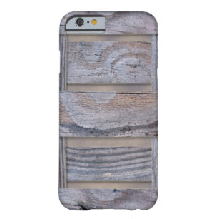 Rustic Wood Texture Pattern Barely There iPhone 6 Case