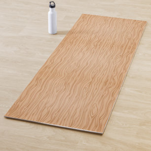 Rustic Wood Texture Yoga Mat for Natural Vibes