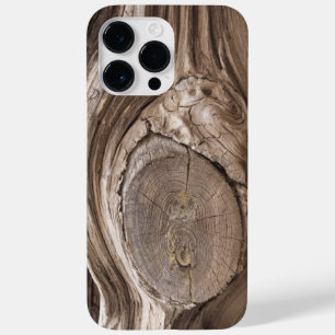 Rustic Wood Textures Pine Knot Close-Up Photograph Case-Mate iPhone 14 Pro Max Case