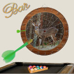 Rustic Wood Tone Stag / Buck  Deer  Camouflage Dar Dartboard<br><div class="desc">Rustic Wood Tone Stag / Buck  Deer  Camouflage

Stag / Buck  Deer Oak Camouflage  Deer at the edge of the woods Personalize with name Photo by Sandy Closs,  taken at Lake Arrowhead Ga</div>