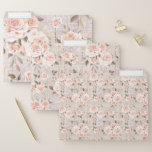 Rustic Wood & Vintage Roses Romantic Shabby Chic File Folder<br><div class="desc">Elegantly soft and feminine vintage styled roses on rustic wood board background create a beautifully romantic accent for your organization!

• Browse the Rustic Romantic Roses Collection to browse all coordinating products!</div>