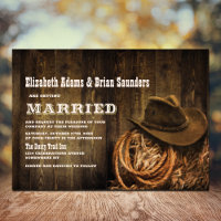 Rustic Wood Western Wedding