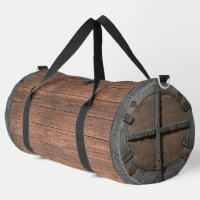 Rustic Wooden Barrel