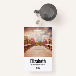  Rustic Wooden Bridge in the Country Badge