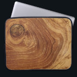 Rustic Wooden Brown Teak Wood Woodgrain Texture Laptop Sleeve<br><div class="desc">A Close-up Original Photograph Of A Rustic Wooden Brown Teak Wood, Woodgrain Texture, Nature Tree Rings Laptop Sleeves. All text and design elements are movable and editable. You can easily add more text / info / details and/or photos to this product. You can also change the base background to any...</div>