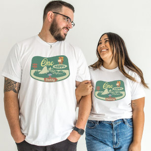 Rustic Woodland Animal Baby shower Birthday  T-Shirt