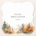 Rustic Woodland Autumn Forest Bridal shower