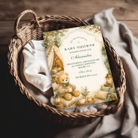 Rustic Woodland Bear Camping Baby Shower