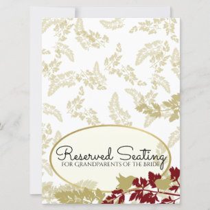 Rustic Woodland Birds Gold Reserved