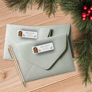 Rustic Woodland Christmas Retourner l'adresse