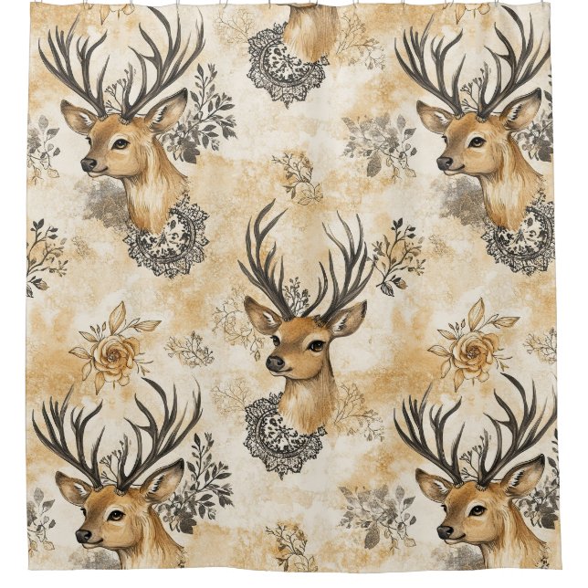 Rustic Woodland Fawn Pattern (Front)