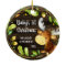 Rustic Woodland Moose Baby's First Christmas