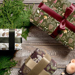 Rustic Woodland Watercolor Woodsy Mushroom Forest  Wrapping Paper Sheet<br><div class="desc">Embrace the whimsy of the season with our enchanting watercolor woodland woodsy mushroom Christmas paper wrapping paper sheets! It's the perfect way to wrap your gifts with a little artistic magic this holiday season. Our whimsical and charming design is bursting with our hand-painted watercolor mushrooms, winter greenery, and berries. Spread...</div>