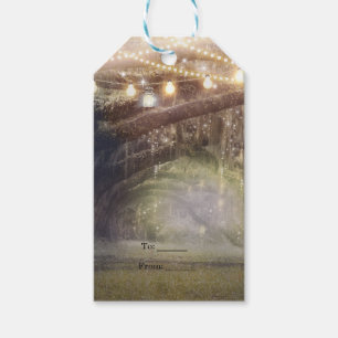 Rustic Woods Enchanted Forest & Lights Gift Tags
