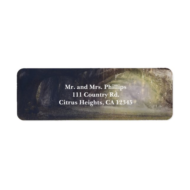 Rustic Woods Enchanted Forest & Lights Wedding (Front)