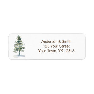 Rustic Woods Evergreen Pine with Lights