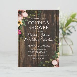 Rustic Woodsy Elegant Country  Party Invitation