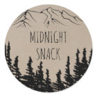 Rustic Woodsy Mountain Midnight Snack Favour