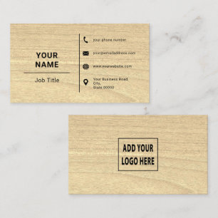 Rustic Woodworker Construction Carpentry Handyman Business Card
