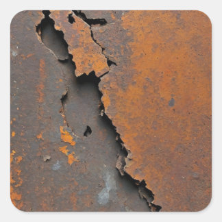 Rustic 'Worn' Metal Golf Ball Sticker