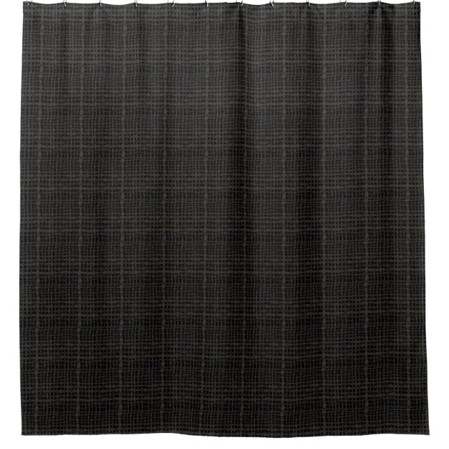 Rustic Woven Elegant Black Burlap (Front)
