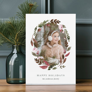 Rustic Wreath Carte photo
