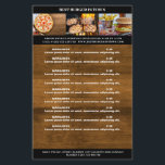 Rustikal Flyer<br><div class="desc">Flyer in rustikalem Design, gut geeignet für Restaurants, Essen-Lieferservice. Editieren Sie ihr Produkt einfach, laden Sie 3 Photos ihrer Wahl hoch und ergänzen Sie es durch ihren Text. Sie können die Schriftart, Farbe und die Position individuell durch "weitere Personalisierung" auswählen.</div>