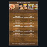 Rustikal Flyer<br><div class="desc">Flyer in rustikalem Design, gut geeignet für Restaurants, Essen-Lieferservice. Editieren Sie ihr Produkt einfach, laden Sie 3 Fotos ihrer Wahl hoch und ergänzen Sie es durch ihren Text. Sie können die Schriftart, Farbe und die Position individuell durch "weitere Personalisierung" auswählen.</div>