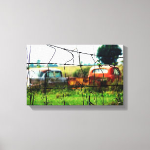 Rusting Away Canvas Print