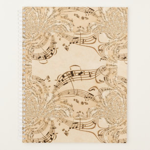 Rustique Antique Musical Notes
