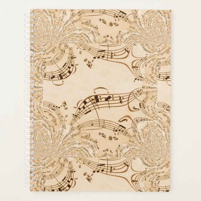 Rustique Antique Musical Notes (Devant)