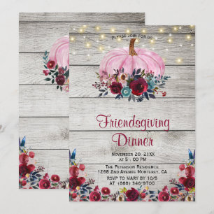 Rustique Bois Bourgogne Amical Invitations