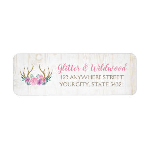 Rustique Bois & Colorants Floraux Rose Adresse de