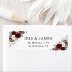 Rustique Chic Bourgogne Blush rose Mariage Floral