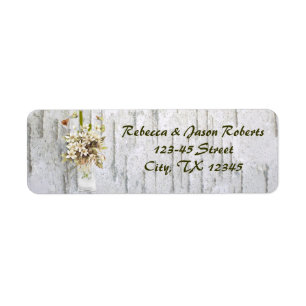 rustique fleur sauvage blanc bouleau mariage