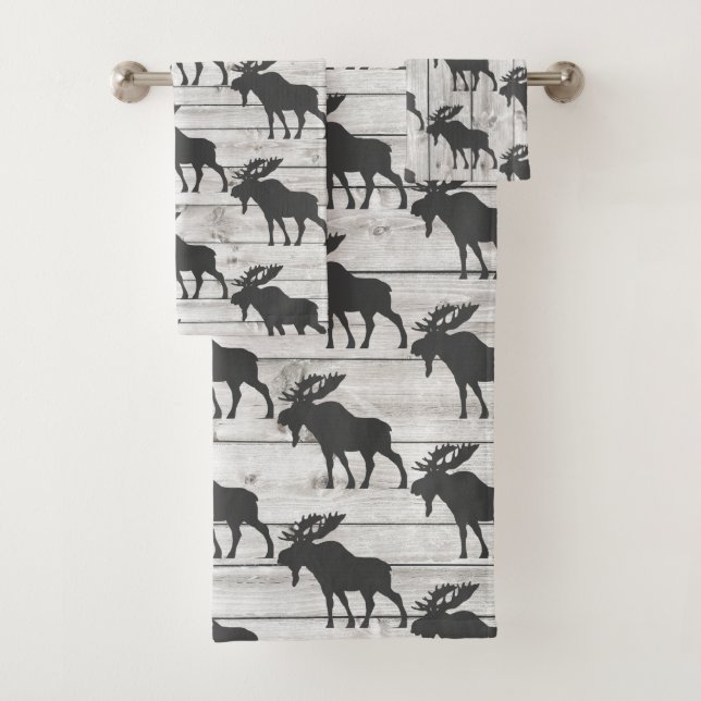 Rustique Marche Moose Shiplap Bois (En situation)