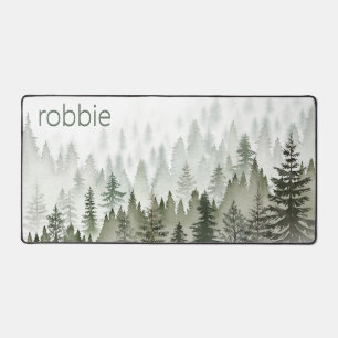 Rustique Misty Forest Vert & Blanc Monogramme