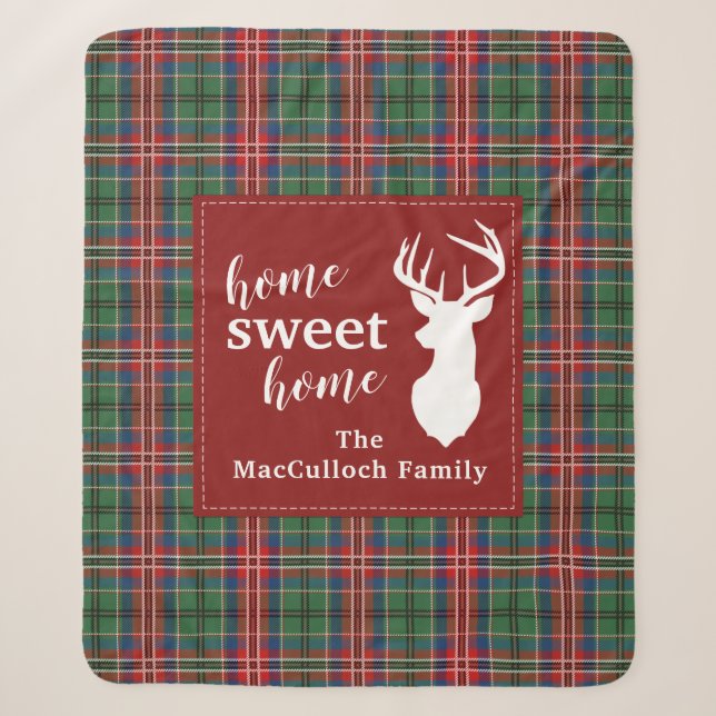 Rustique Tartan MacCulloch Élégant Plaid (Devant)