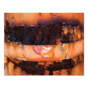 Rustscape Grunge Photo Print