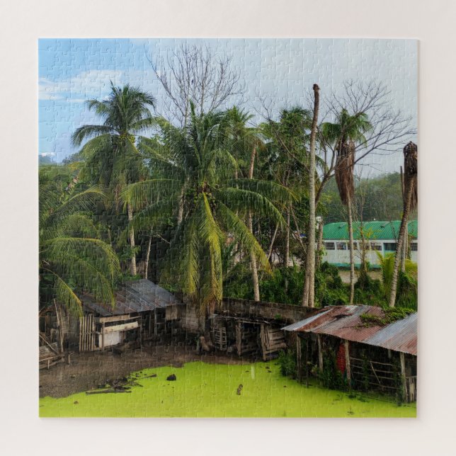 Rusty barn yard life jigsaw puzzle (Vertical)