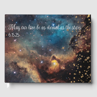 Rusty Blue Cloud Nebula Guest Book