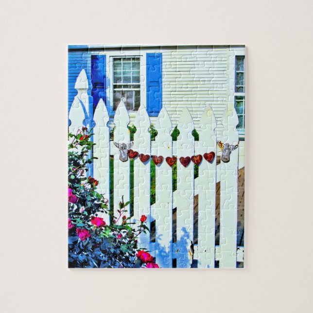 Rusty Cottage Welcome Jigsaw Puzzle (Vertical)