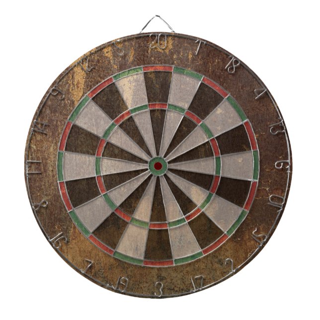 Rusty Dartboard Tournament Darts Lover (Front)