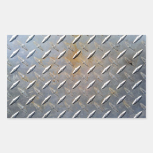 Rusty Diamond Plate Steel Sticker