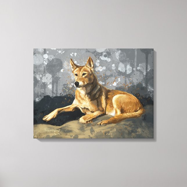 Rusty Dog Canvas Print (Front)
