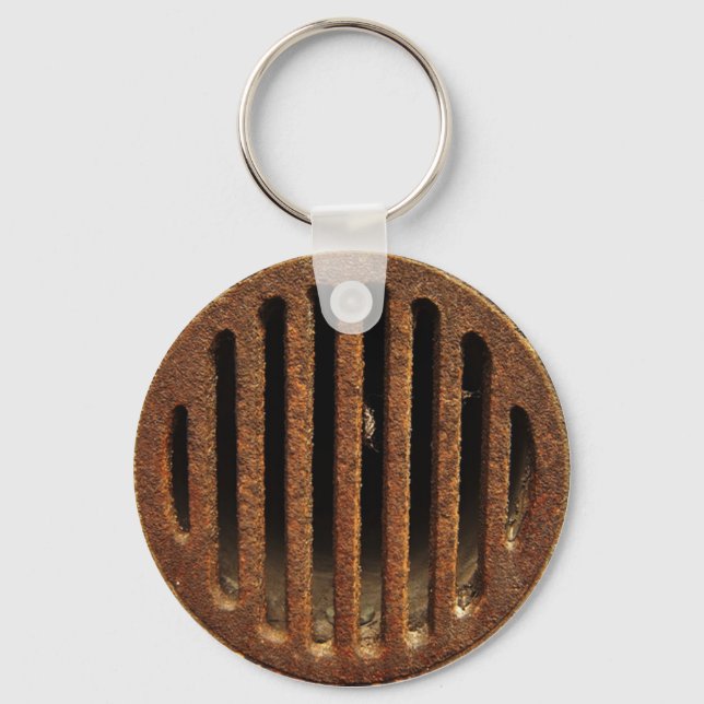 Rusty Drain Keychain (Front)