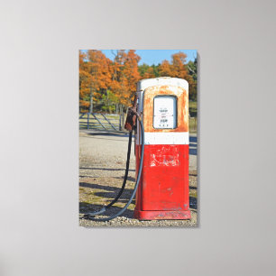 Rusty Gas Pump Canvas Print