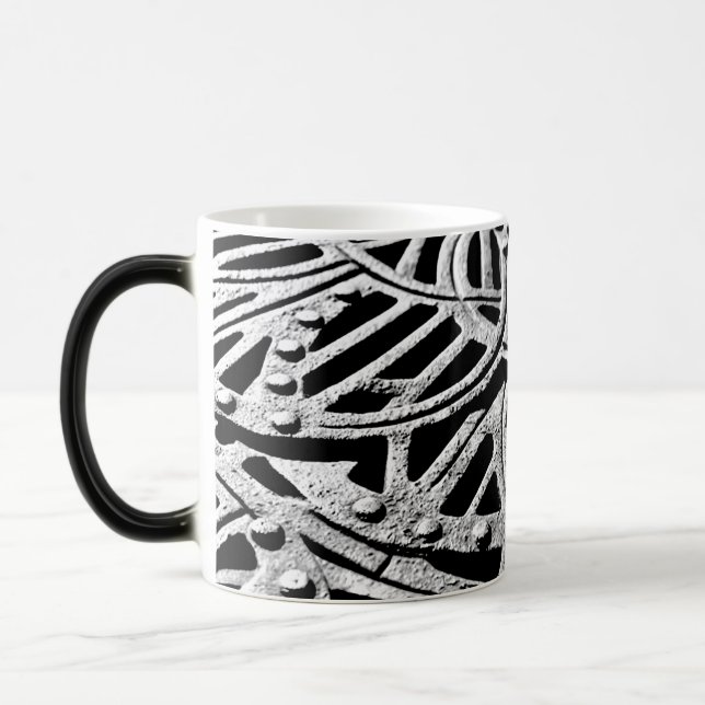 Rusty Grate in Grey Magic Mug (Left)